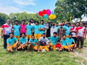 ফুটবল টুর্নামেন্ট উদ্বোধন 